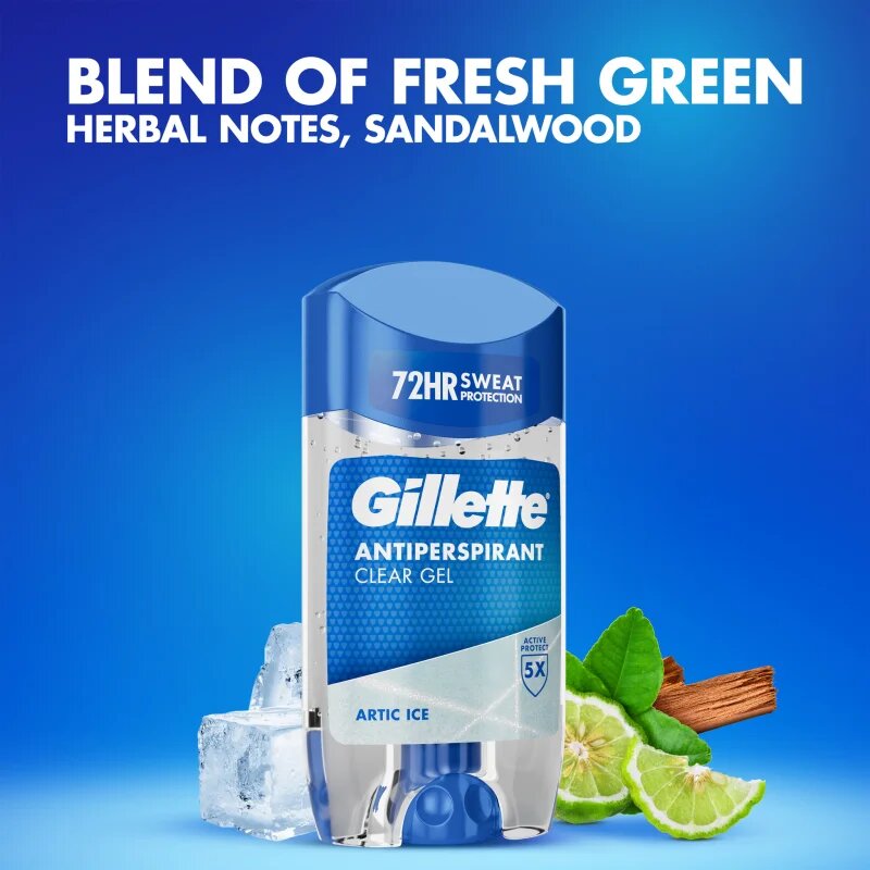 Gillette Arctic Ice gel antiperspirant pentru barbati 70 ml