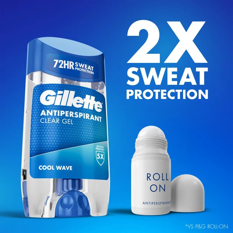 Gillette Cool Wave gel antiperspirant pentru barbati 70 ml