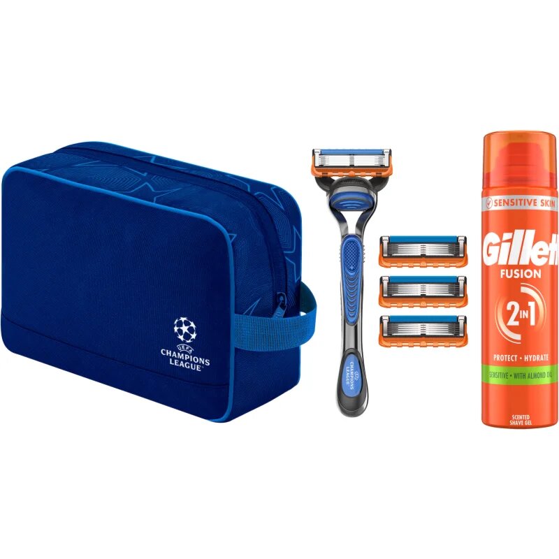 Gillette Fusion5 Champions League Special Edition set cadou pentru barbati