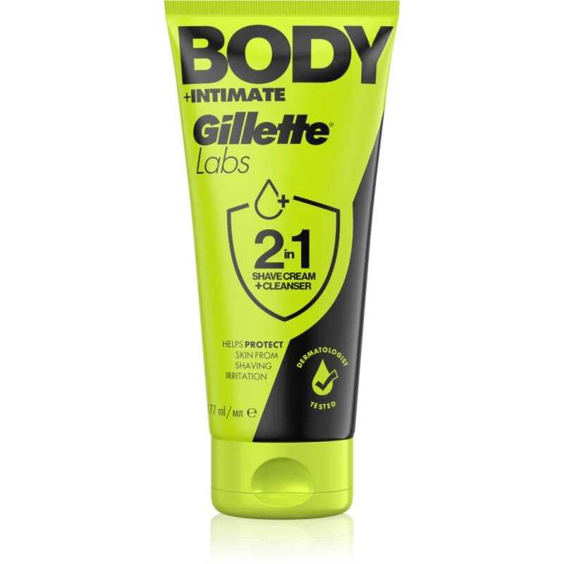 Gillette Labs Body + Intimate spumă pentru bărbierit 2 in 1 177 ml