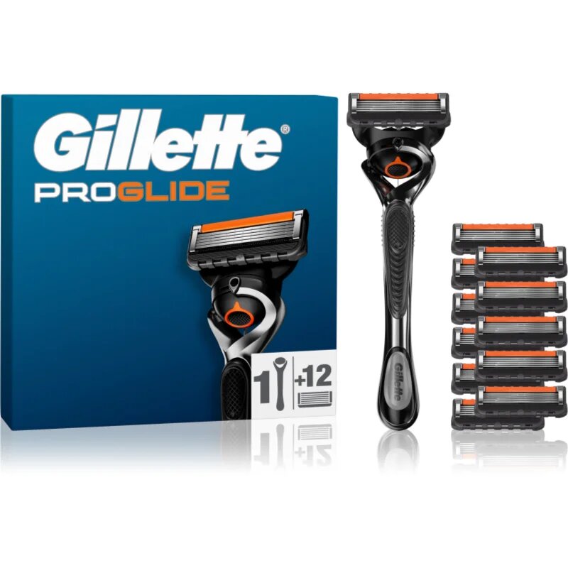 Gillette ProGlide Aparat de ras + rezervă lame 13 buc