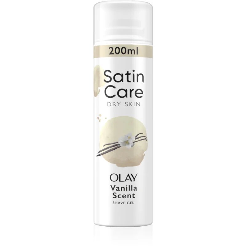 Gillette Satin Care gel pentru bărbierit Vanilla Dream 200 ml