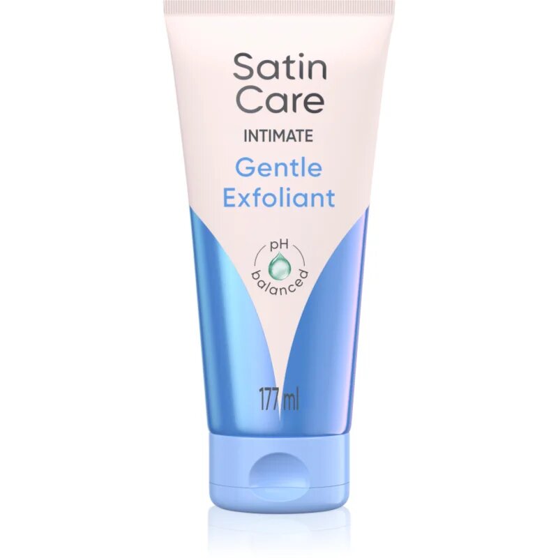 Gillette Satin Care Intimate crema delicata pentru exfoliere pentru ajustarea liniei bikinilor 177 ml