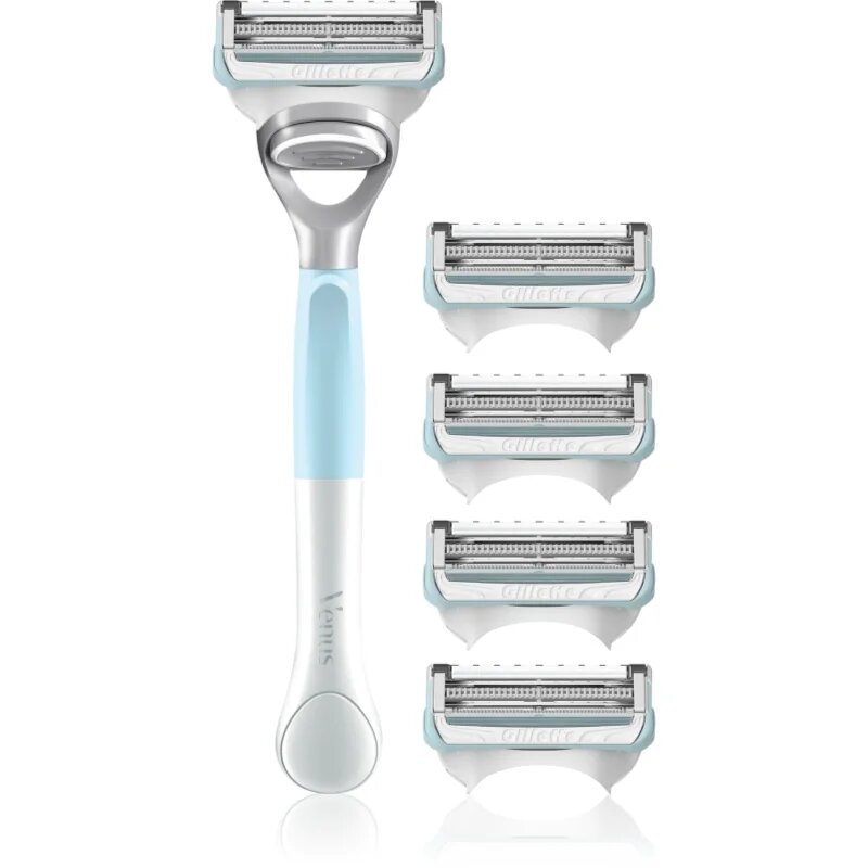 Gillette Venus For Pubic Hair&Skin aparat de ras pentru ajustarea liniei bikinilor + capete de schimb 5 buc