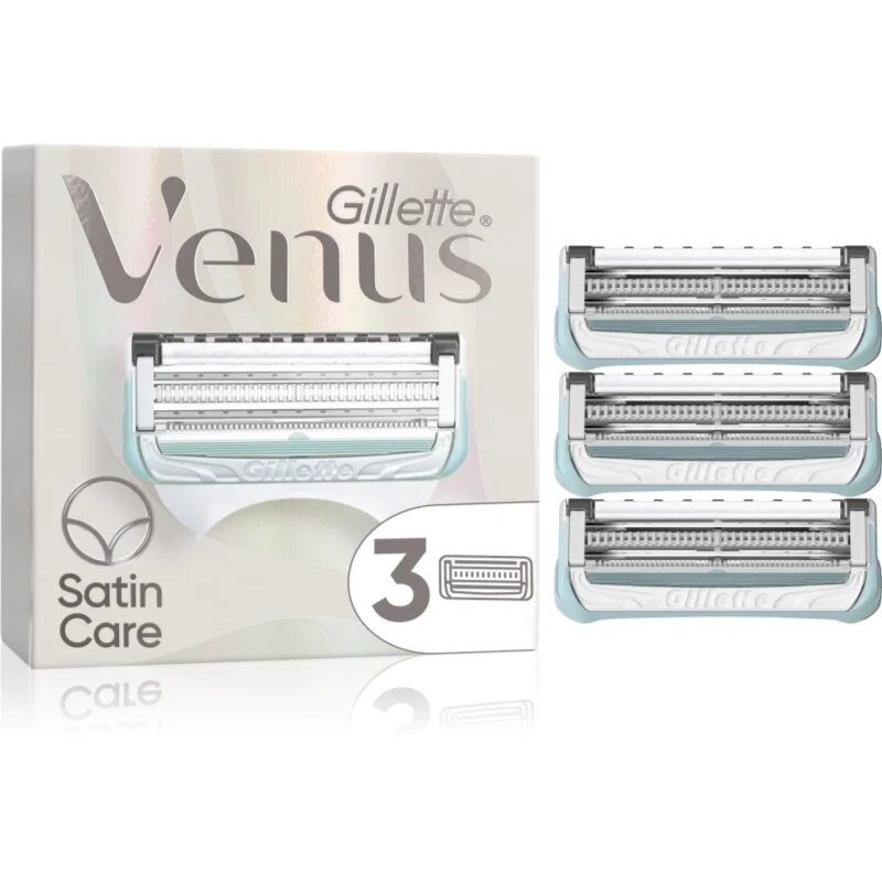 Gillette Venus For Pubic Hair&Skin rezerva Lama pentru ajustarea liniei bikinilor 3 buc