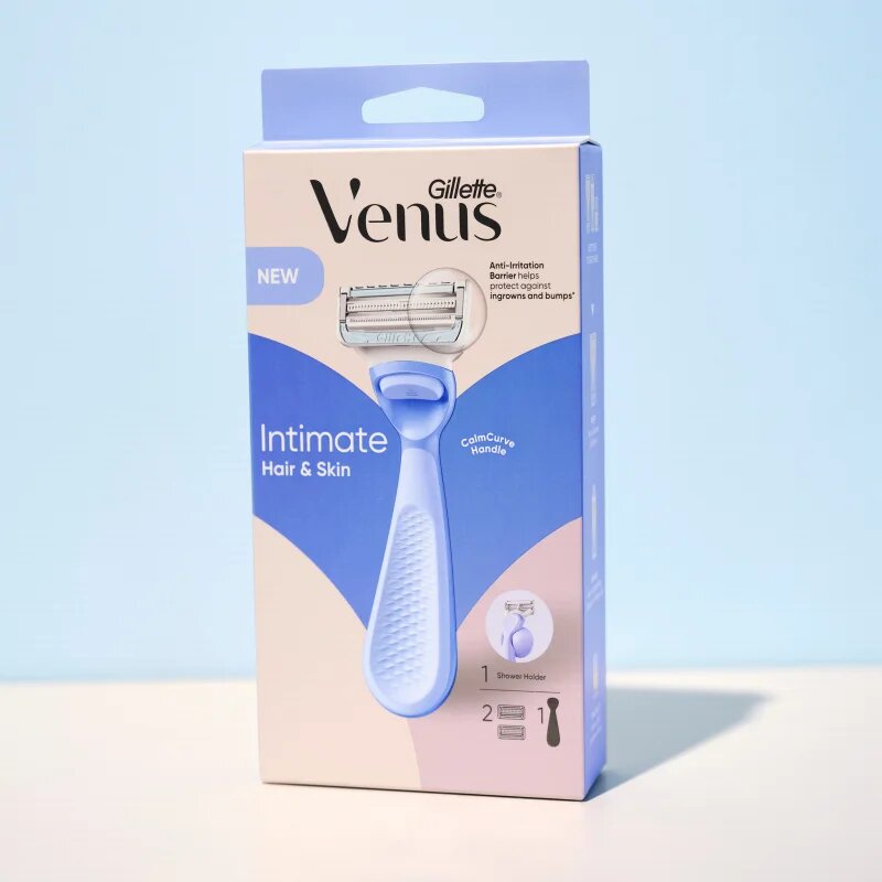 Gillette Venus Intimate epilator pentru femei pentru ajustarea liniei bikinilor + capete de schimb 2 buc
