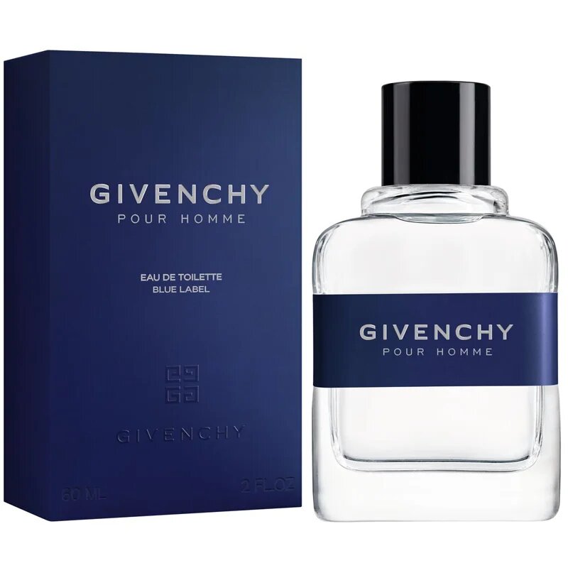 GIVENCHY Pour Homme Blue Label Eau de Toilette pentru bărbați 60 ml