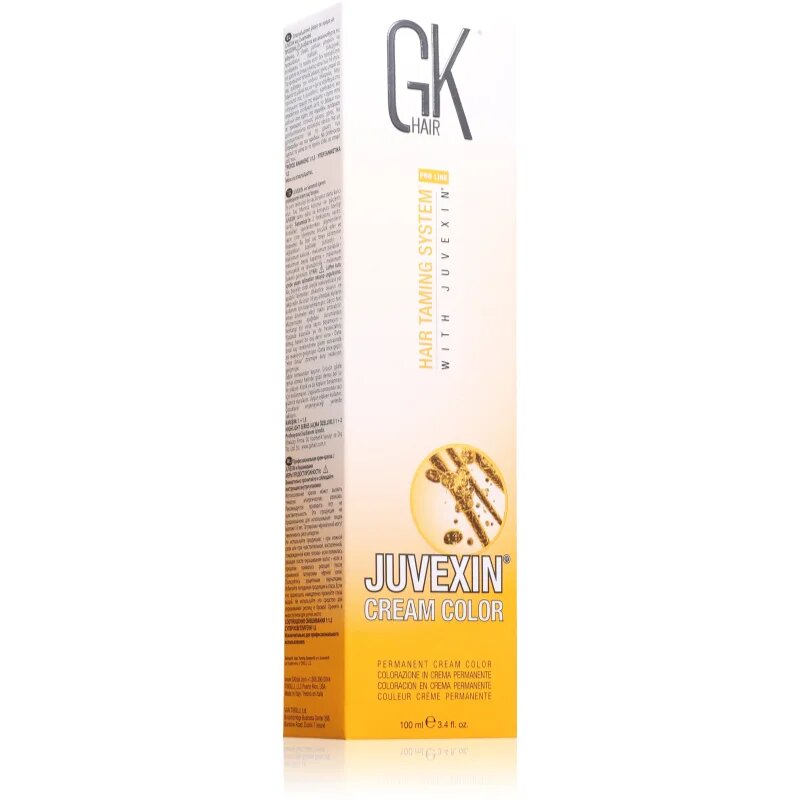 GK Hair Pro Line Hair Taming System Permanent Cream Color vopsea cremă pentru păr pentru uz profesonial 8 Light Blonde 100 ml