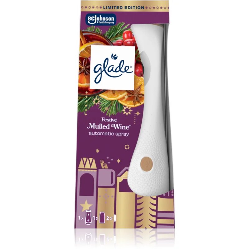 Glade Automatic Spray Festive Mulled Wine odorizant de aer automat cu reîncărcare 269 ml