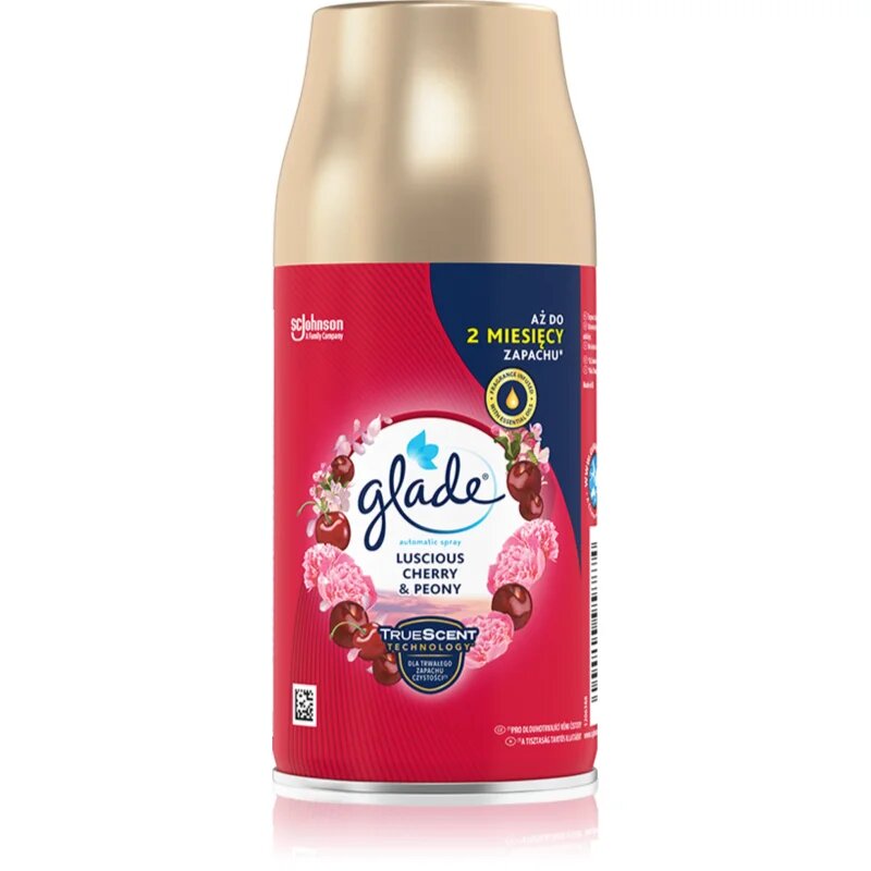 Glade Automatic Spray Luscious Cherry & Peony automat de odorizare a aerului rezervă 269 ml