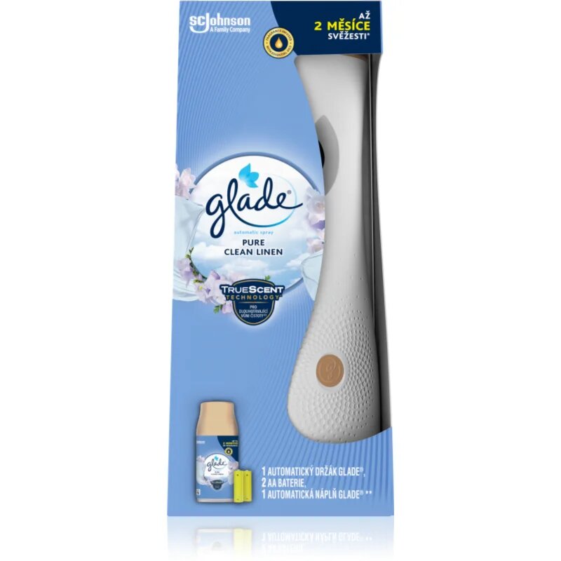 Glade Automatic Spray Pure Clean Linen odorizant de aer automat cu reîncărcare 269 ml