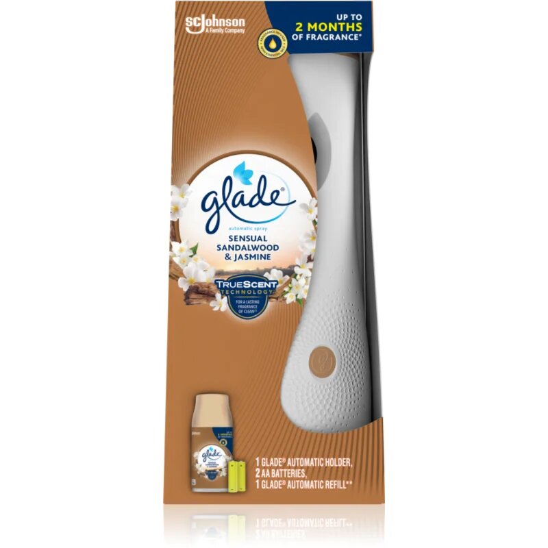 Glade Automatic Spray Sandalwood & Jasmine odorizant de aer automat cu reîncărcare Sandalwood & Jasmine 269 ml