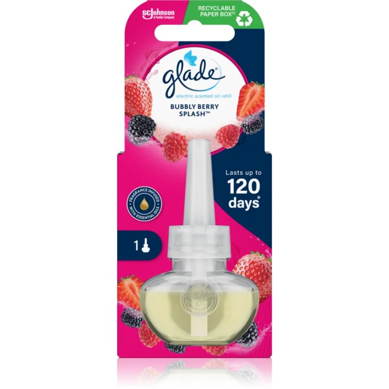 Glade Bubbly Berry Splash rezervă pentru difuzorul electric 20 ml