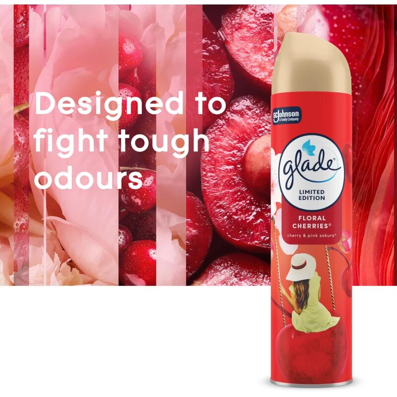 Glade Floral Cherries odorizant de camera 300 ml