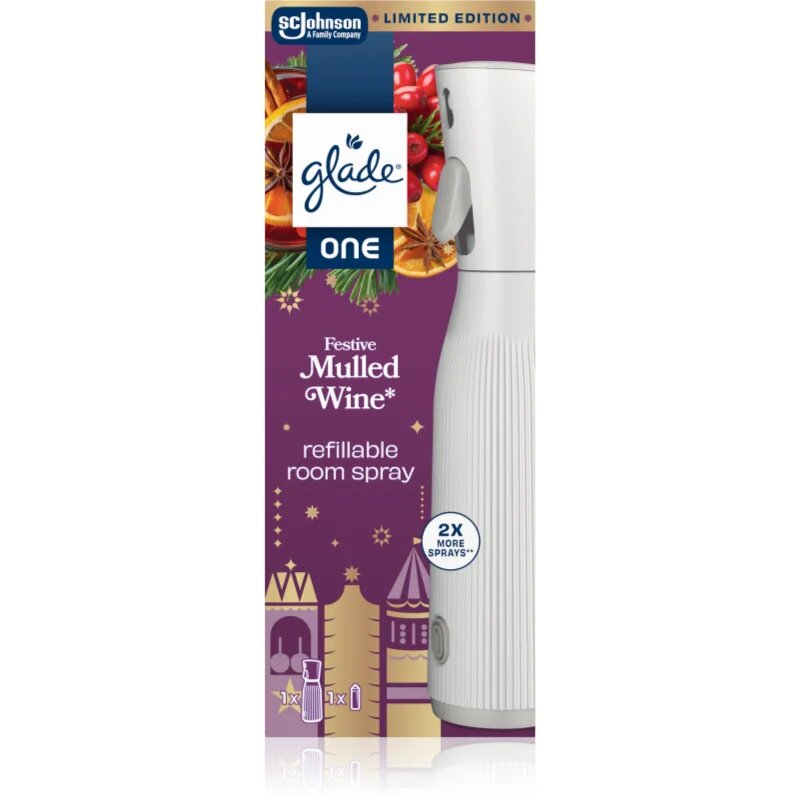 Glade ONE Festive Mulled Wine odorizant de camera reincarcabil 10 ml