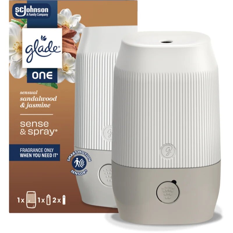 Glade ONE Sensual Sandalwood & Jasmine odorizant de aer automat cu reîncărcare 10 ml