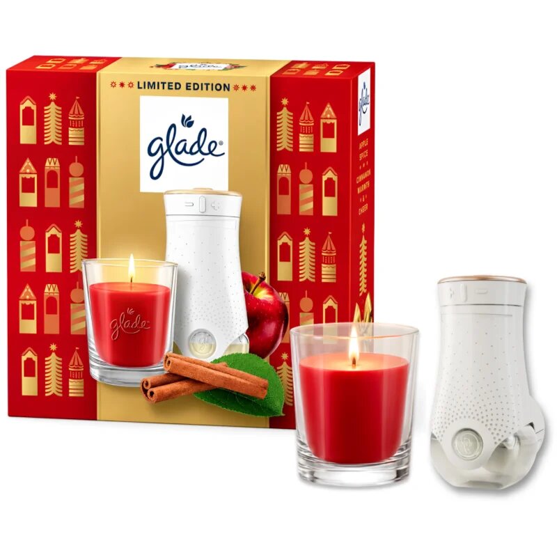 Glade ONE Twinkling Apple & Cinnamon set cadou de Crăciun