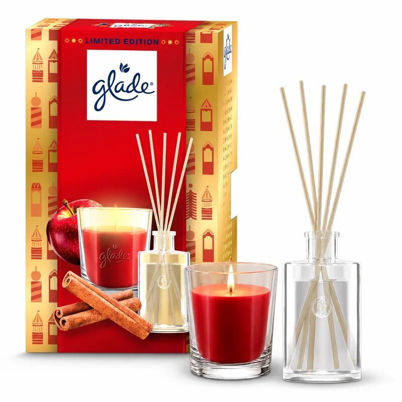 Glade ONE Twinkling Apple & Cinnamon set cadou de Crăciun