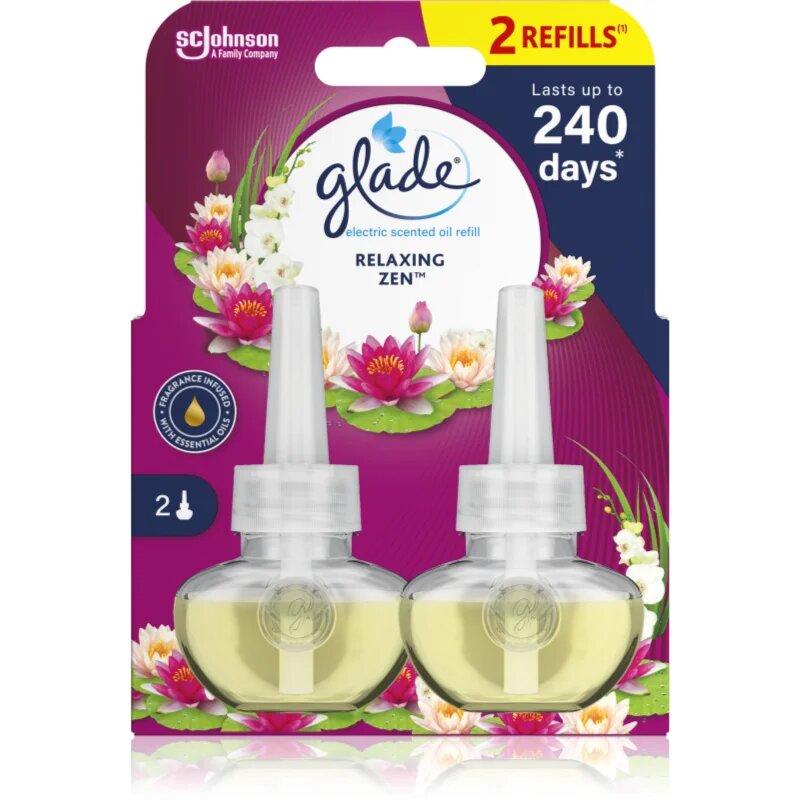 Glade Relaxing Zen rezervă pentru difuzorul electric 2x20 ml