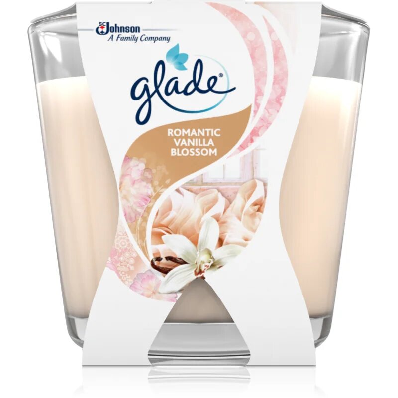 Glade Romantic Vanilla Blossom lumânare parfumată 70 g