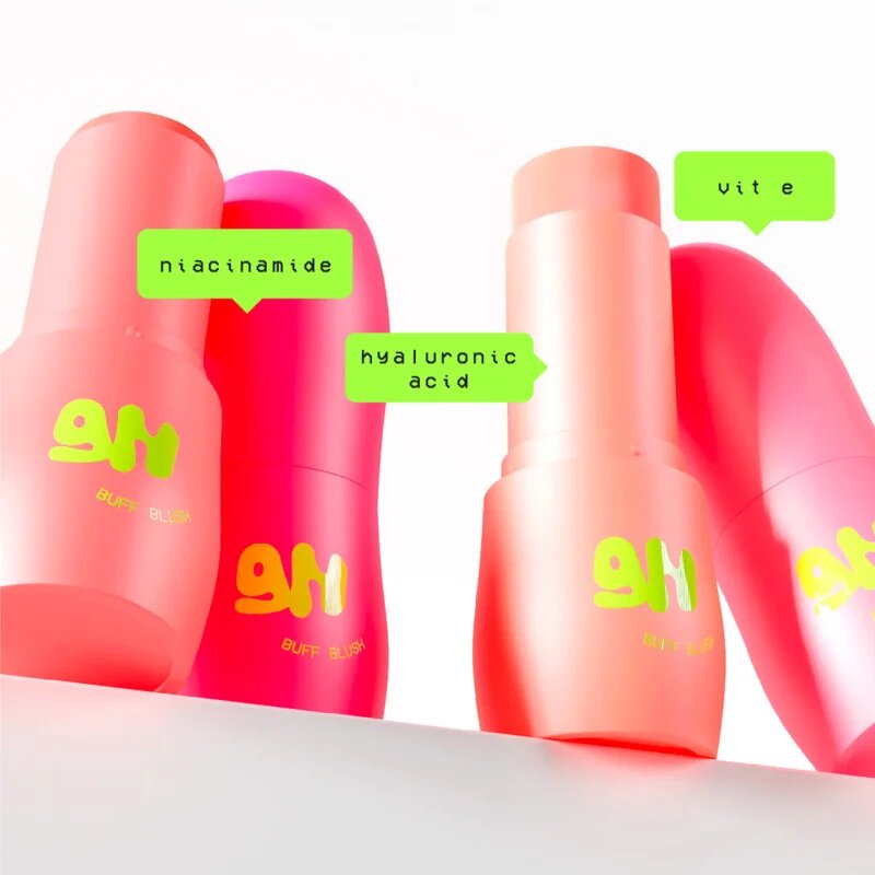 Glow Hub Buff Blush blush cremos stick culoare Poppin 5 g