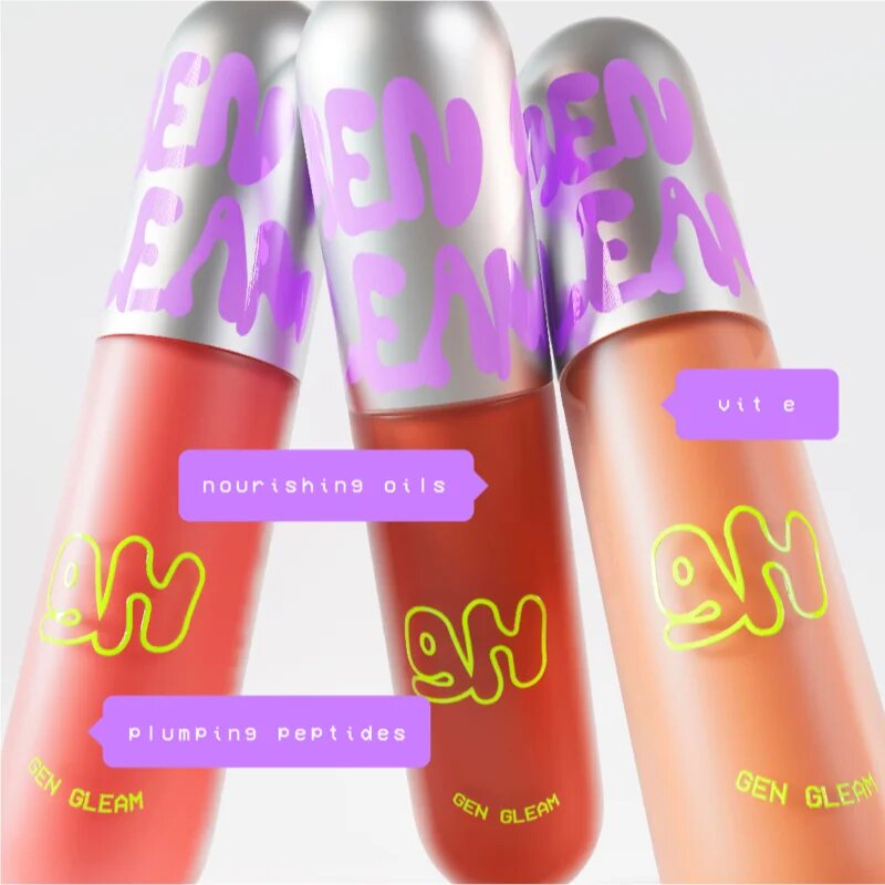 Glow Hub Gen Gleam lip gloss hidratant culoare Snack 3 ml