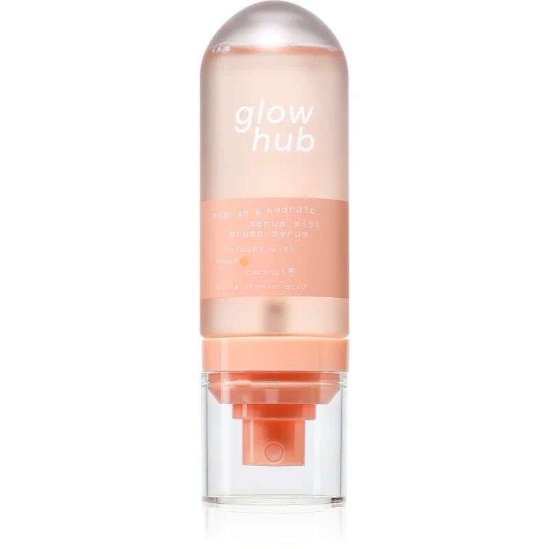 Glow Hub Nourish & Hydrate ser hidratant si hranitor cu extract de piersica 90 ml