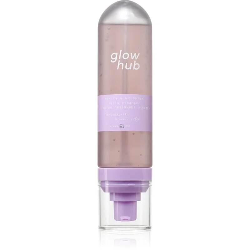 Glow Hub Purify & Brighten gel de curățare cu efect de iluminare 120 ml