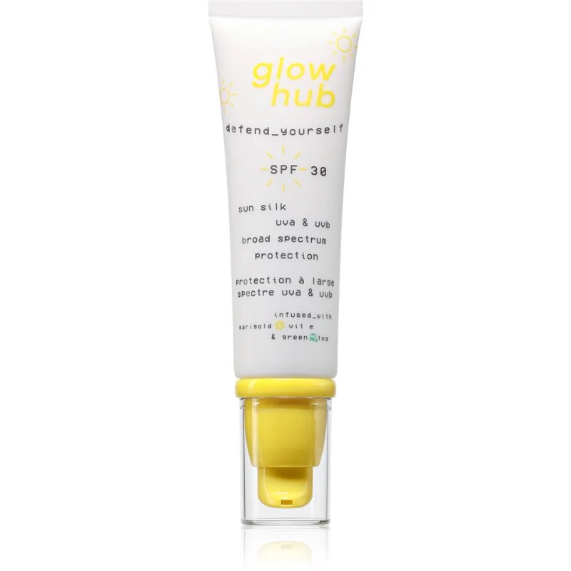 Glow Hub Sun Silk crema de soare pentru fata SPF 30 50 ml
