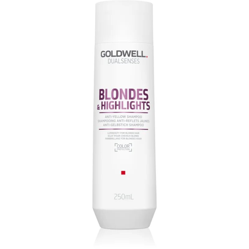 Goldwell Dualsenses Blondes & Highlights șampon pentru păr blond neutralizeaza tonurile de galben 250 ml