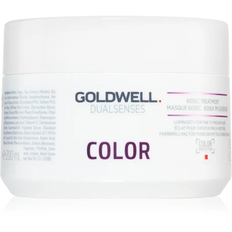 Goldwell Dualsenses Color mască de regenerare pentru păr normal fin și vopsit 200 ml