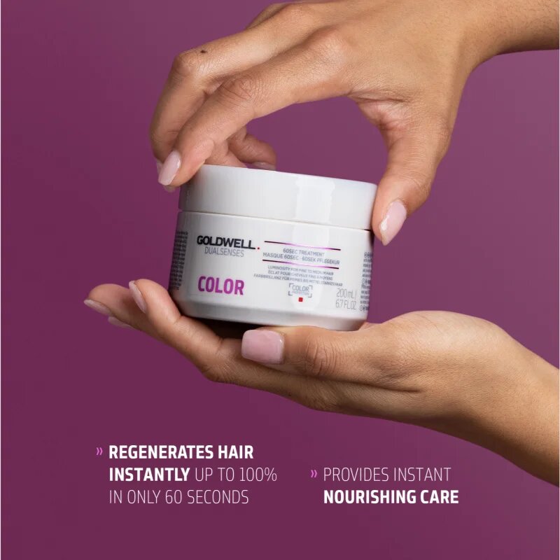 Goldwell Dualsenses Color mască de regenerare pentru păr normal fin și vopsit 200 ml