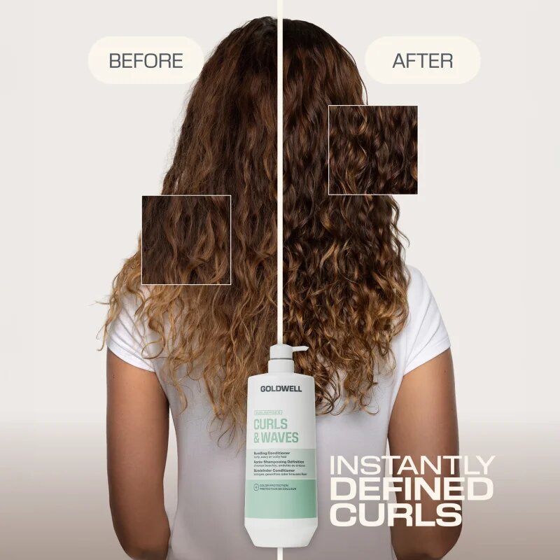 Goldwell Dualsenses Curls & Waves Bundling Conditioner balsam pentru par ondulat si cret 1000 ml