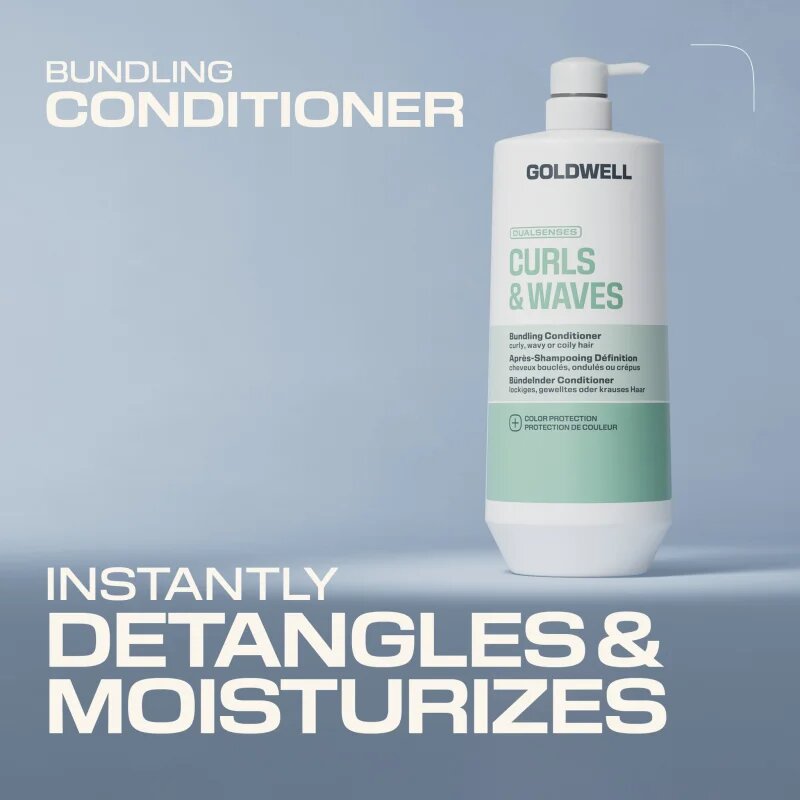 Goldwell Dualsenses Curls & Waves Bundling Conditioner balsam pentru par ondulat si cret 1000 ml