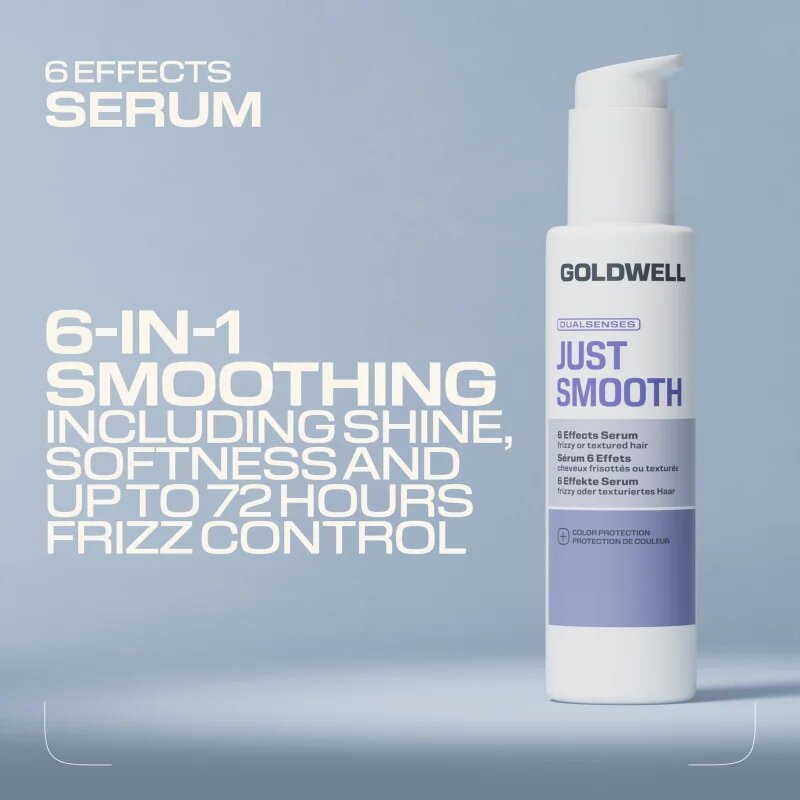 Goldwell Dualsenses Just Smooth 6 Effects Serum ser de păr anti-electrizare 100 ml