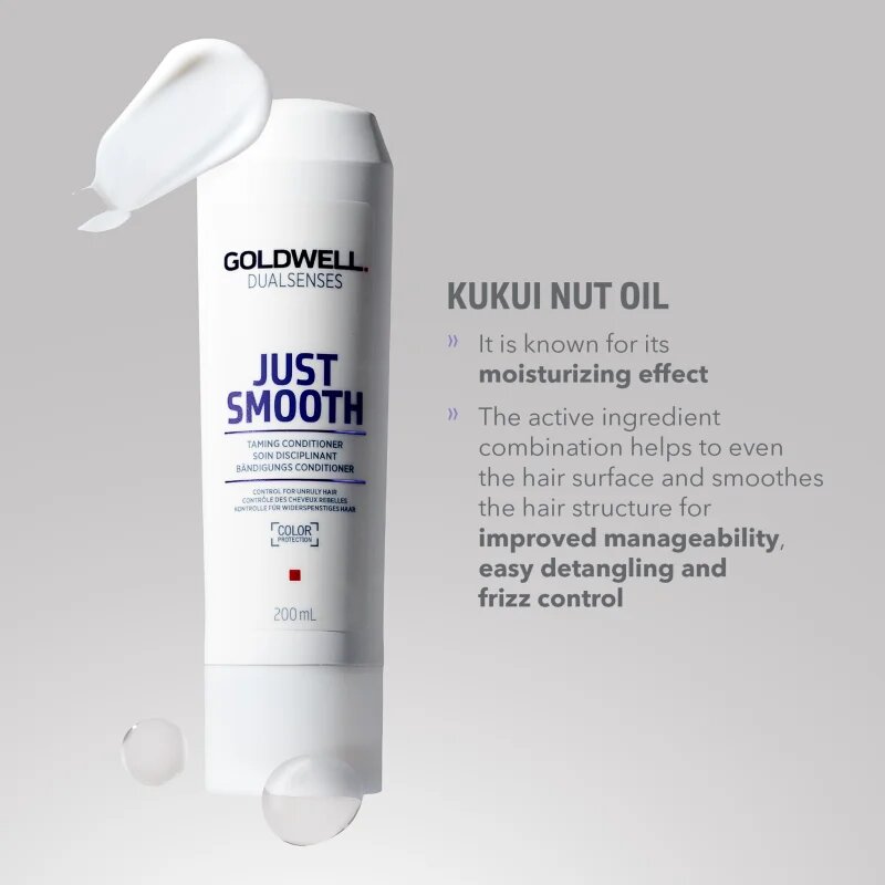 Goldwell Dualsenses Just Smooth balsam cu efect de netezire pentru par indisciplinat 200 ml