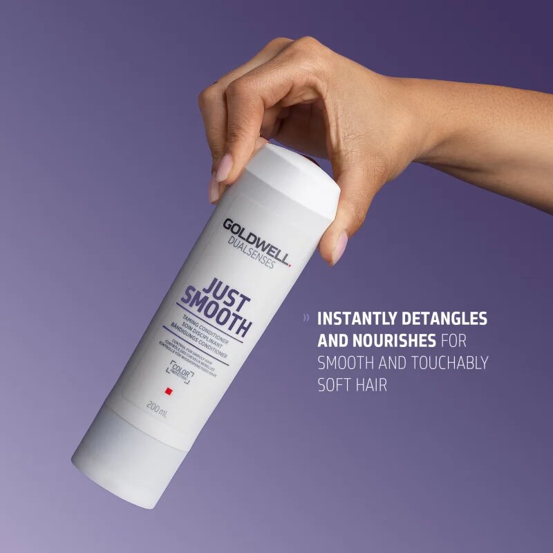 Goldwell Dualsenses Just Smooth balsam cu efect de netezire pentru par indisciplinat 200 ml