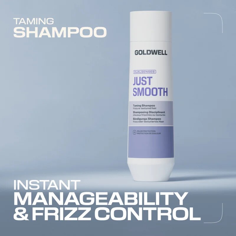 Goldwell Dualsenses Just Smooth Taming Shampoo sampon pentru indreptarea parului 250 ml