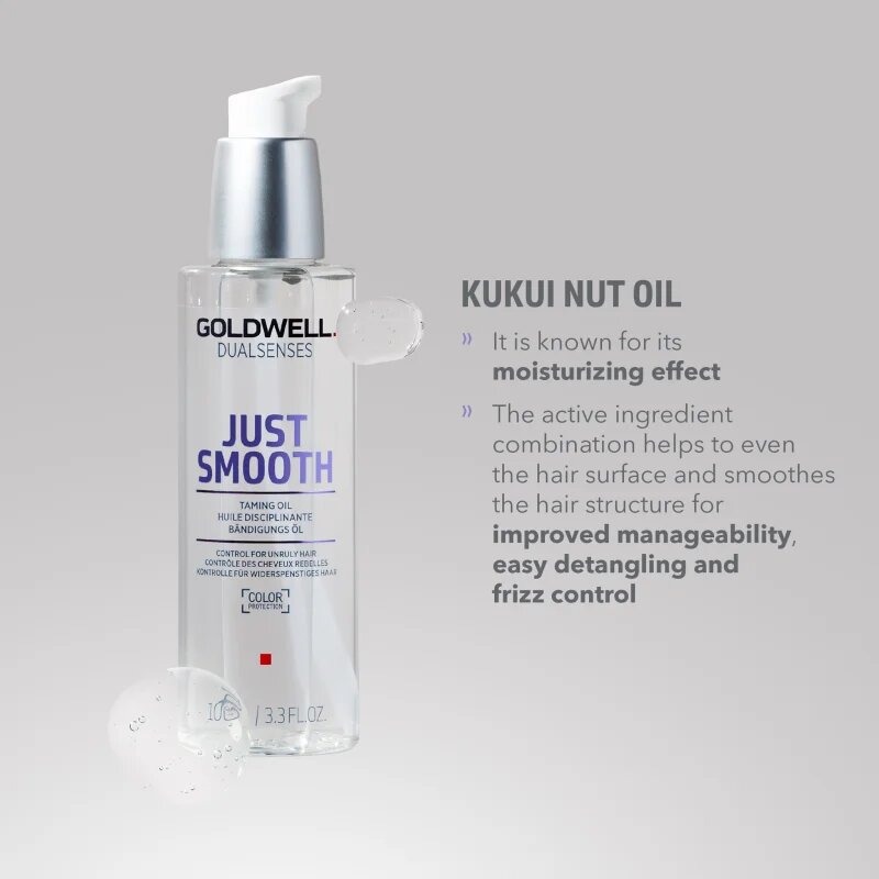 Goldwell Dualsenses Just Smooth ulei pentru par indisciplinat 100 ml