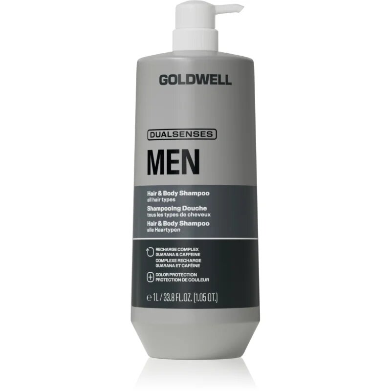 Goldwell Dualsenses Men Hair & Body Shampoo 2 in 1 gel de dus si sampon 1000 ml