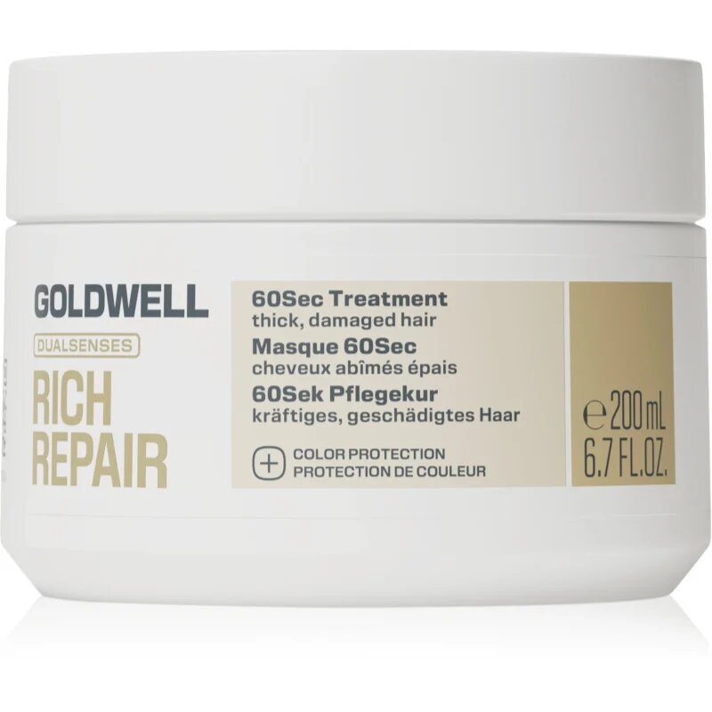 Goldwell Dualsenses Rich Repair 60Sec Treatment tratament nutritiv in profunzime 200 ml