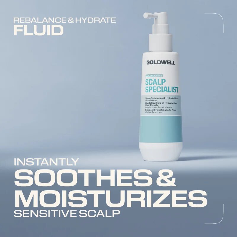 Goldwell Dualsenses Scalp Specialist Rebalance & Hydrate Fluid fluid hidratant pentru refacerea scalpului 150 ml