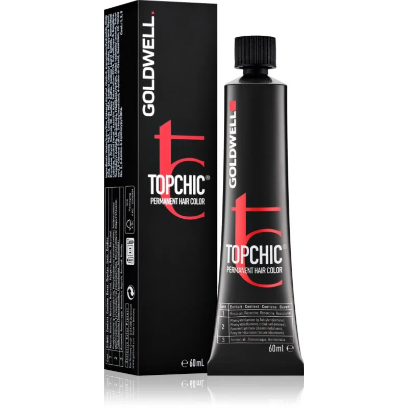 Goldwell Topchic Permanent Hair Color culoare par culoare 6R 60 ml