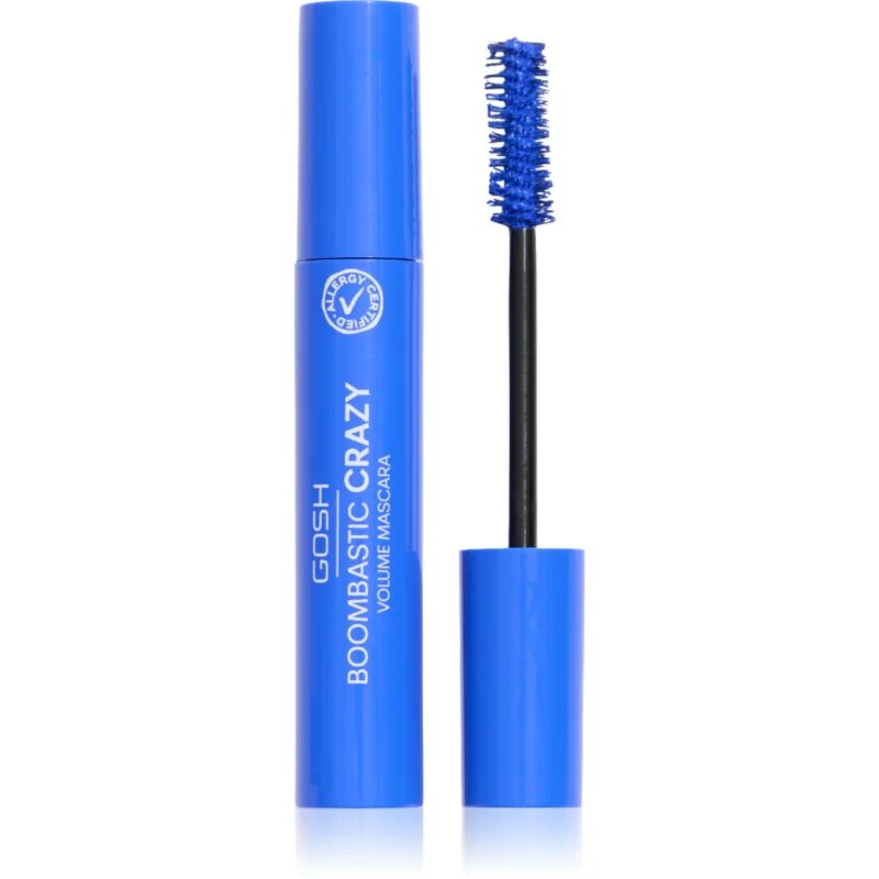 GOSH COPENHAGEN Boombastic mascara pentru volum si curbare culoare 002 Crazy Blue 13 ml