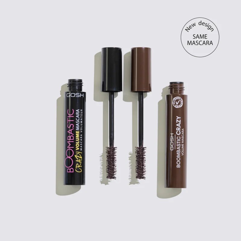 GOSH COPENHAGEN Boombastic mascara pentru volum si curbare culoare 005 Chocolate Brown 13 ml