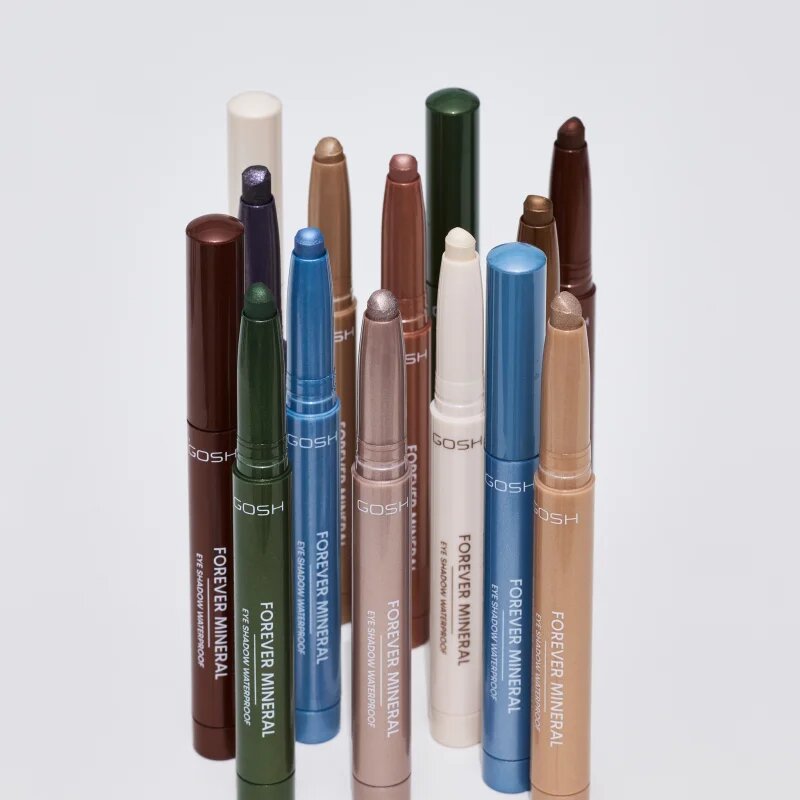 GOSH COPENHAGEN Forever Mineral Shimmer umbre de pleoape cu sclipici in creion culoare 004 Light Copper 1.4 g