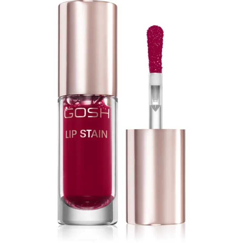 GOSH COPENHAGEN Lip Stain ruj culoare 001 Shocking Pink 3 ml