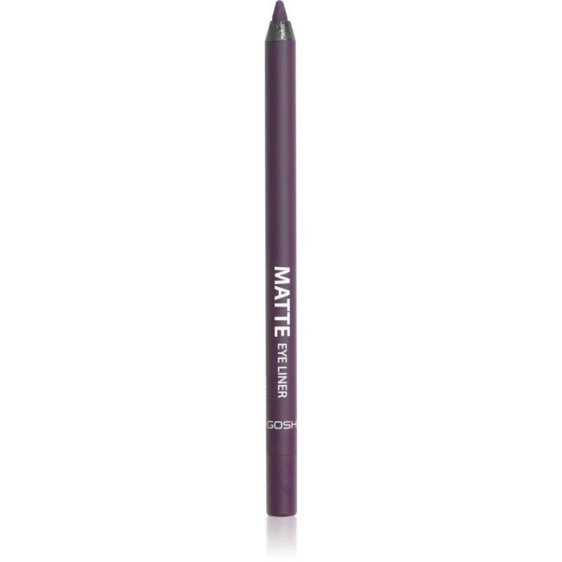GOSH COPENHAGEN Matte Eye Liner eyeliner khol cu efect matifiant culoare 019 Dusty Violet 1.2 g