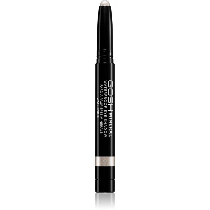 GOSH COPENHAGEN Mineral Waterproof creion de ochi lunga durata impermeabil culoare 001 Pearly White 1.4 g