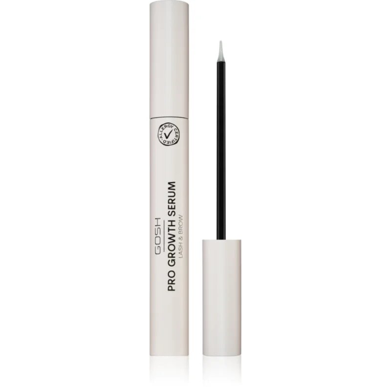 GOSH COPENHAGEN PRO Growth Serum ser vegetal cu efect de creștere pentru gene și sprâncene culoare Transparent 8 ml